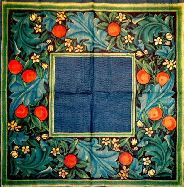 169 Lemons,  Oranges - 3-ply - William Morris - V&A Museum - Ihr